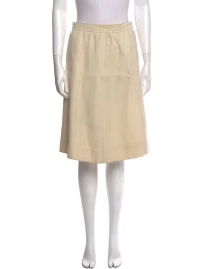 Pre-owned Courrèges Vintage Knee-length Skirt In Neutral