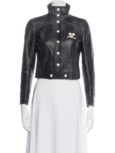 Pre-owned Courrèges Vintage Late 1960's - Early 1970's Jacket In Black