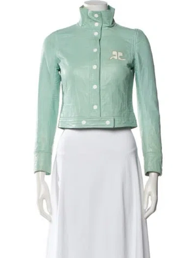 Pre-owned Courrèges Vintage Late 1960's - Early 1970's Jacket In Blue