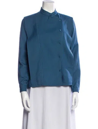 Pre-owned Courrèges Vintage Late 1970's - Early 1980's Jacket In Blue