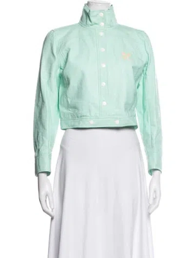 Pre-owned Courrèges Vintage Late 1980's - Early 1990's Jacket In Green