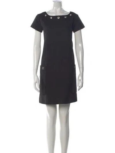 Pre-owned Courrèges Vintage Mini Dress In Black
