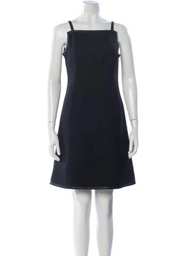 Pre-owned Courrèges Vintage Mini Dress In Black