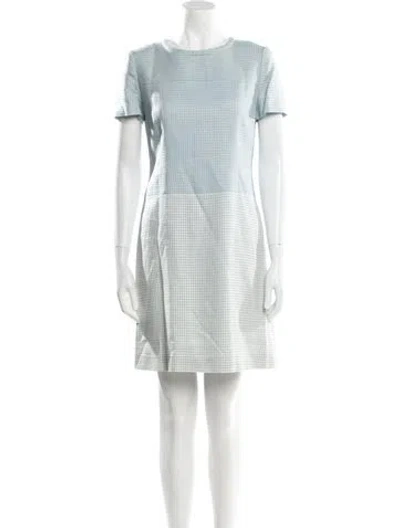 Pre-owned Courrèges Vintage Mini Dress In Blue