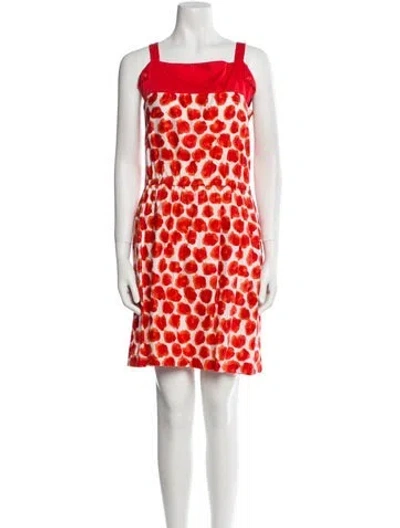 Pre-owned Courrèges Vintage Mini Dress In Orange