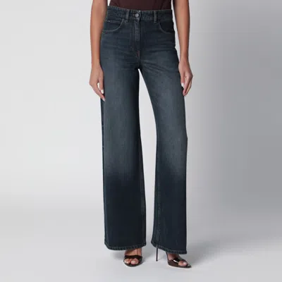 Courrèges Courreges Vintage-inspired Baggy Denim Trousers In Blue