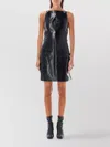 Courrèges Vinyl A Line Dress With Multiple Straps