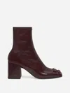 Courrèges Courregès Reedition Ankle Boots In Burgundy