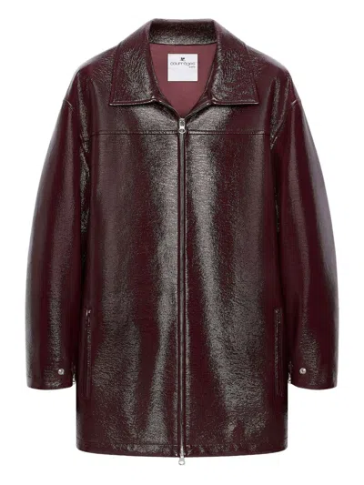 COURRÈGES COURRÈGES VINYL BOMBER JACKET