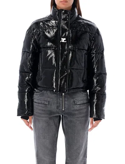 COURRÈGES COURREGÈS VINYL DOWN JACKET