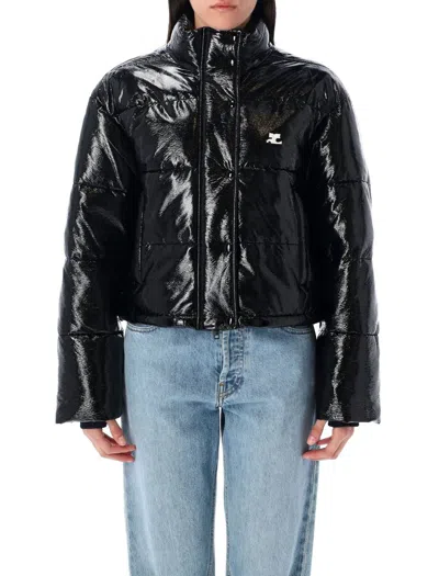 COURRÈGES COURRÈGES VINYL DOWN JACKET