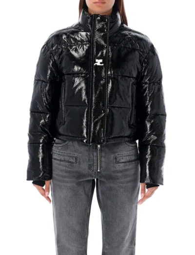 COURRÈGES COURRÈGES VINYL DOWN JACKET