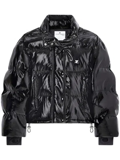 COURRÈGES VINYL DUVET DOWN JACKET