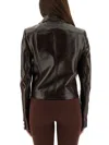 Courrèges Courreges Women Reedition Vinyl Jacket In Brown