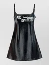Courrèges Vinyl Mini Dress Adjustable Straps