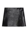 Courrèges Side Zipper Skirt In Black