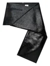 Courrèges Asymmetric High Waist Mini Skirt In Black