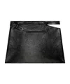 Courrèges Vinyl Mini Skirt In Black