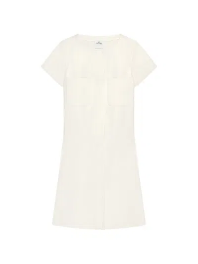 Courrèges Vinyl Short-sleeve Mini Dress In Multi
