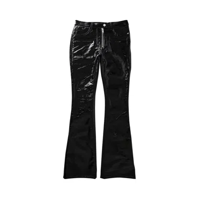 Pre-owned Courrèges Vinyl Zipped Pants 'black' | Women's Size 40