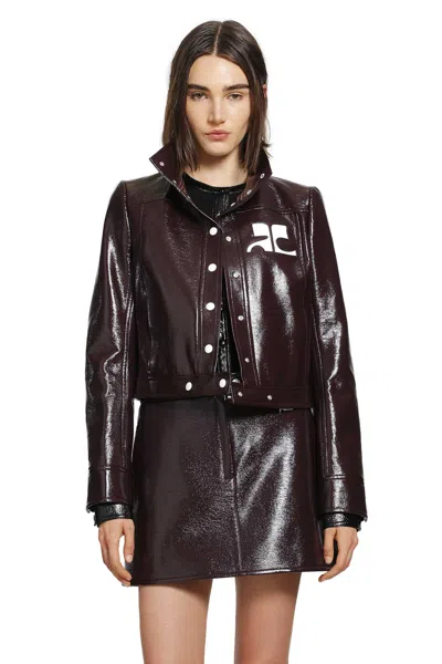 Courrèges Vinyle Reedition Jacket In Red