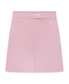 Courrèges Vinyl Reedition Skirt In Pink