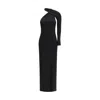 Courrèges Black Viscose Cocktail Dress In Black