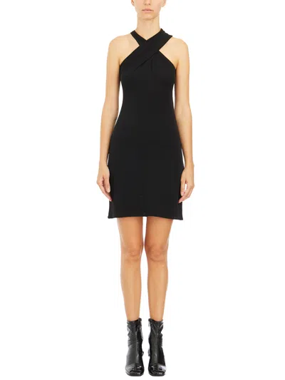 Courrèges Viscose Dress In Black