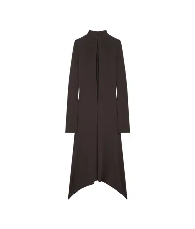 COURRÈGES VOLCANO JERSEY MIDI DRESS
