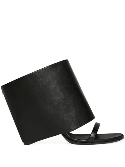 Courrèges Wedge Heel Slip-on Sandals