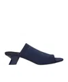 Courrèges Wet Mules In Blue