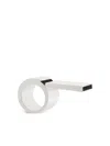 Courrèges Whistle Band Ring In Metallic