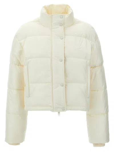 COURRÈGES WHITE AC CROPPED DOWN JACKET