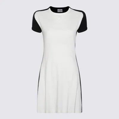 Courrèges White And Black Cotton Dress