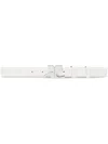 Courrèges White Belt With Logo-buckle Closure