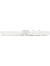 Courrèges White Belt With Logo-buckle Closure