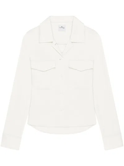 Courrèges White Cotton Shirt With Chest Pockets