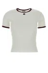 Courrèges Courreges Women White Cotton T-shirt In White