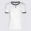 Courrèges Courreges Women Signature Contrast T-shirt In White