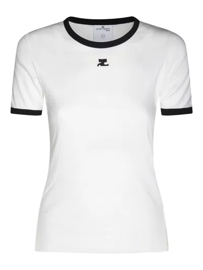 COURRÈGES CAMISETA - BLANCO