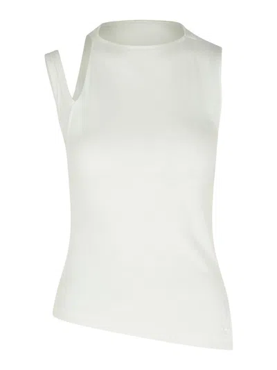 Courrèges White Cotton Tank Top