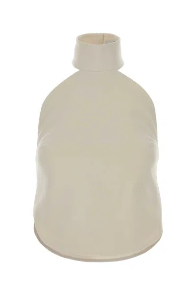 COURRÈGES WHITE CREPE ECLIPSE TOP