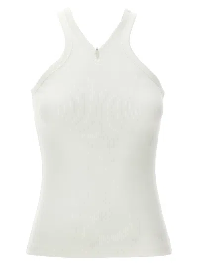 COURRÈGES WHITE CRISS CROSS 90S TANK TOP