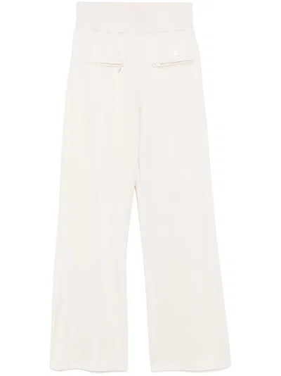 Courrèges White Flared Trousers