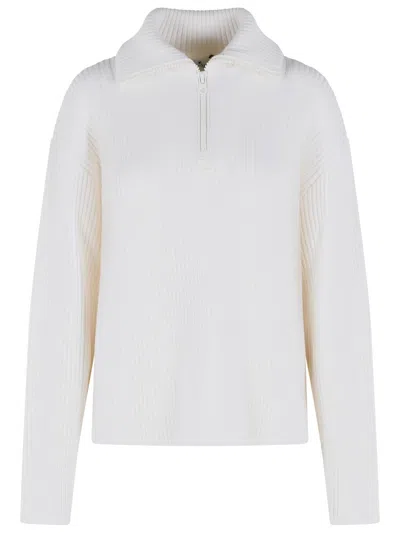 Courrèges White Merino Wool Sweater