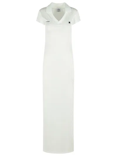 Courrèges Courreges White Polyester Dress Women