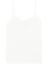 Courrèges Reedition Ribbed Knitted Tank Top Clothing In White