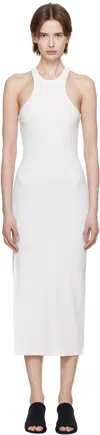 Courrèges Jersey Midi Dress In 0001 Heritage White