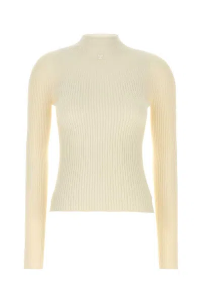 Courrèges White Solar Jumper
