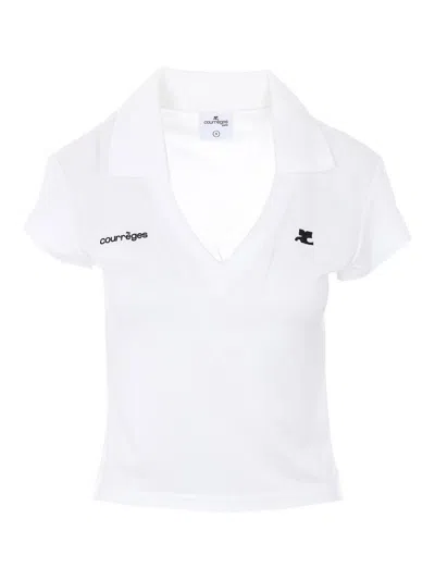 Courrèges Courregès White Sports Top